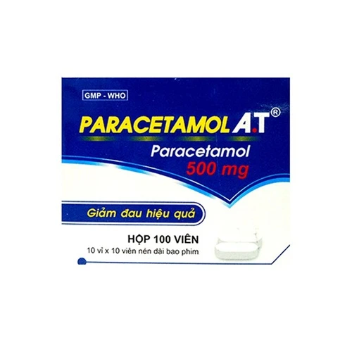 Paracetamol A.T - Thuốc giúp hạ sốt hiệu quả của dược phẩm An Thiên