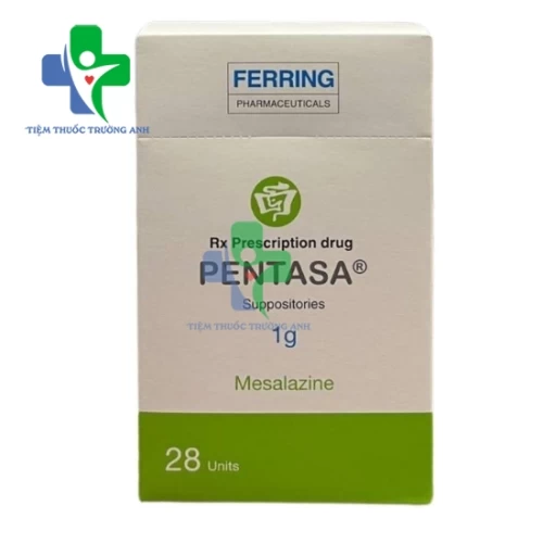 Pentasa 1g - Thuốc điều trị viêm loét trực tràng hiệu quả 