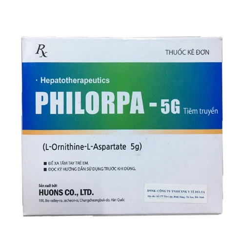 Philorpa 5g tiêm - Thuốc điều trị tăng Amoniac hiệu quả của Hàn Quốc
