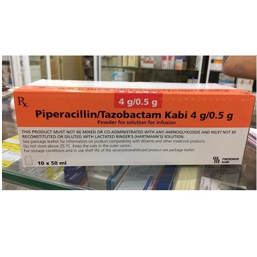 Piperacillin/Tazobactam Kabi 4g/0.5g - Thuốc điều trị nhiễm trùng nặng hiệu quả của Bồ Đào Nha