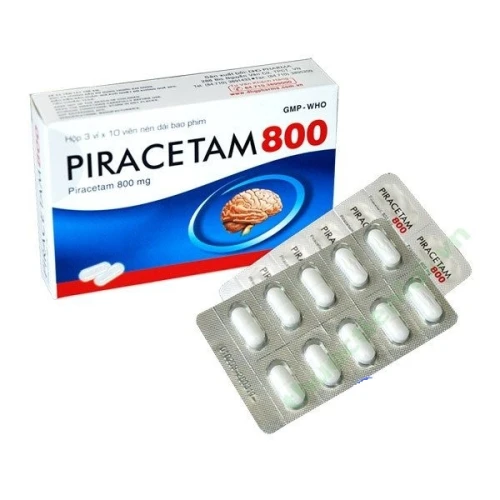 Piracetam 800mg - Thuốc trị chóng mặt, điều trị rối loạn tiền đình hiệu quả