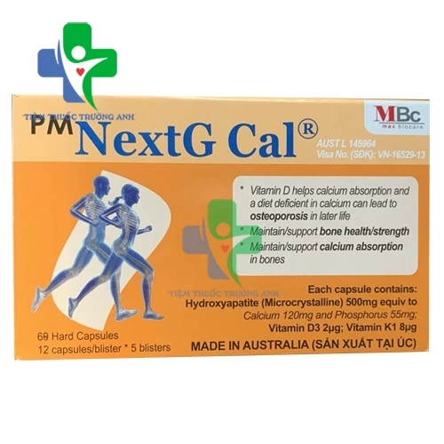 Nextg Cal - Thuốc bổ sung canxi của Australia hiệu quả