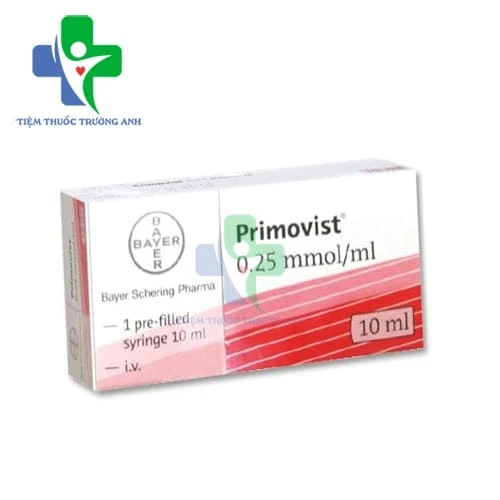 Primovist 0,25mmol/ml Bayer - Dùng trong chụp cộng hưởng từ (MRI) của gan