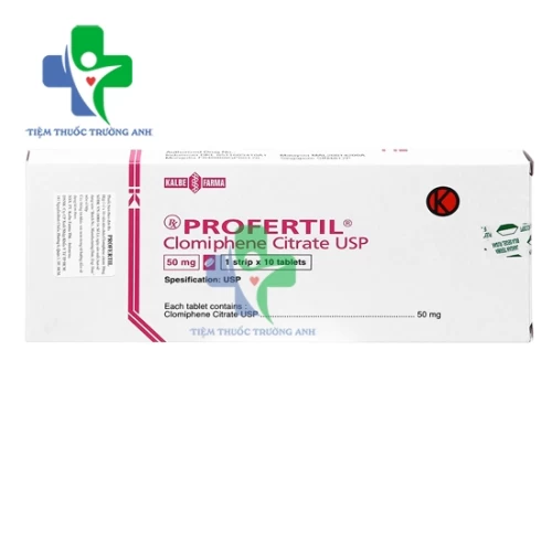 Profertil 50mg - Thuốc tăng chất lượng tinh trùng của Indonesia