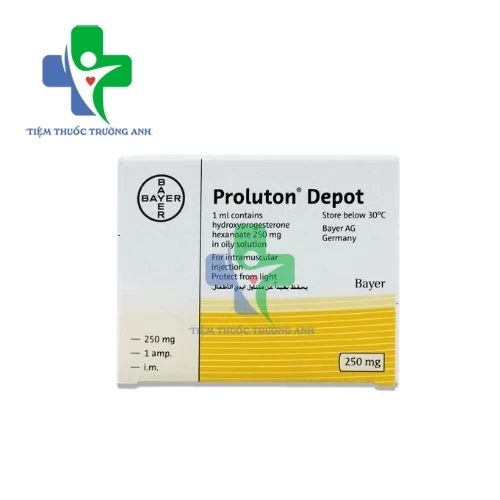 Proluton Depot 250mg Bayer - Giảm nguy cơ sảy thai và sinh non