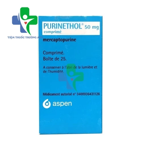 Purinethol 50mg - thuốc điều trị ung thư máu, bạch cầu