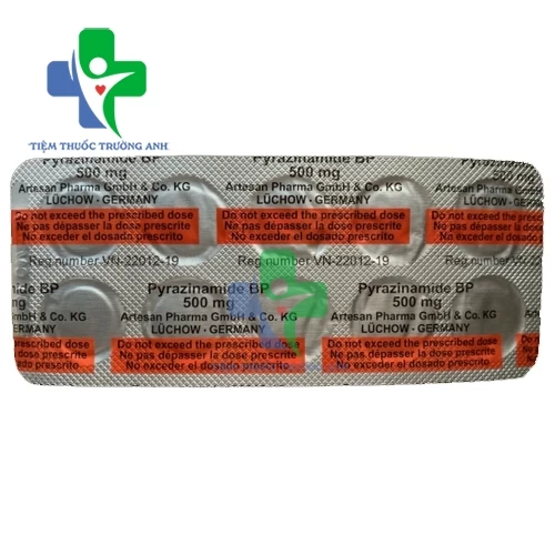 Pyrazinamide 500mg Artesan - Thuốc điều trị bệnh lao phổi