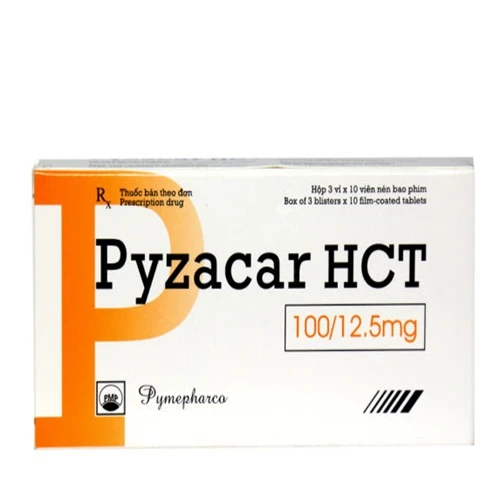 Pyzacar HCT 100/12,5mg - Thuốc điều trị tăng huyết áp hiệu quả 