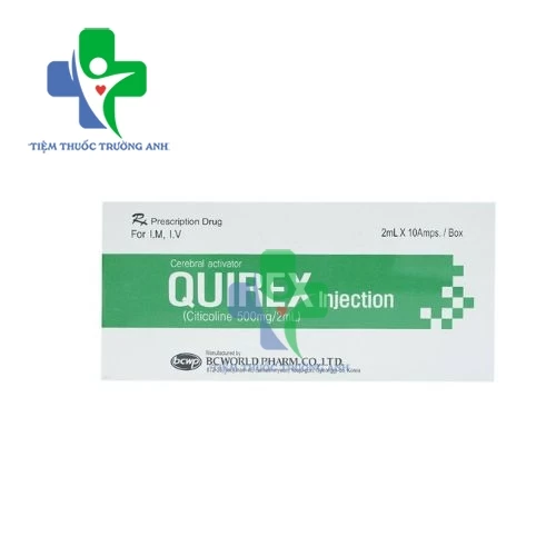 Quirex tiêm - Thuốc trị bệnh mạch máu não, rối loạn nhận thức