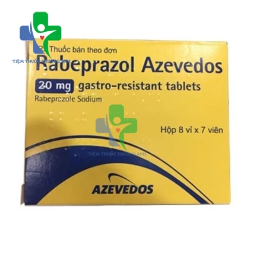 Rabeprazol Azevedos 20mg - Thuốc điều trị trào ngược dạ dày  của Bồ Đào Nha