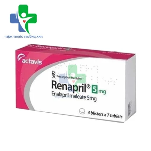 Renapril 5mg Balkanpharma - Thuốc điều trị tăng huyết áp