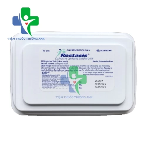 Restasis Allergan - Thuốc điều trị tình trạng khô mắt