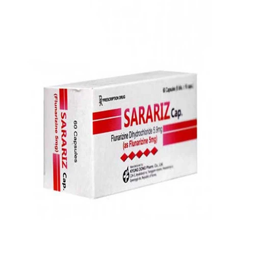 Sarariz 5mg - Thuốc điều trị đau nửa đầu hiệu quả của Hàn Quốc