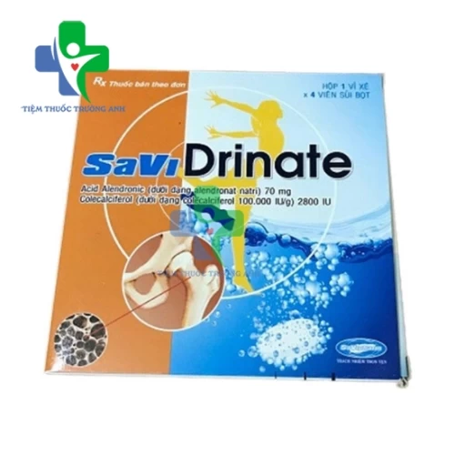 SaviDrinate - Thuốc dự phòng và điều trị loãng xương hiệu quả