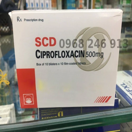SCD Ciprofloxacin 500mg - Thuốc điều trị nhiễm khuẩn hiệu