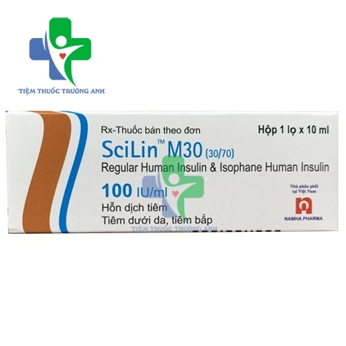 Scilin M30 100IU/ml (Hộp 1 lọ x 10ml) - Thuốc hỗ trợ tiểu đường hiệu quả