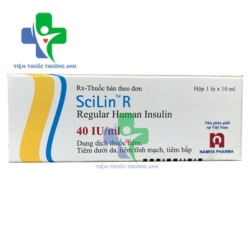 Scilin R 40IU/ml Bioton - Thuốc điều trị tiểu đường tuýp 1