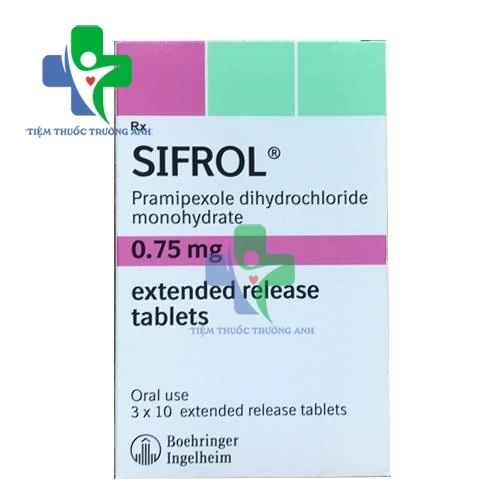 SIFROL 0.75mg - Thuốc Thuốc hỗ trợ phòng ngừa bệnh Parkinson