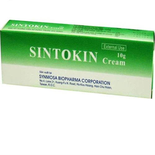 Sintokin 10g - Thuốc da liễu điều trị viêm da hiệu quả của Đài Loan