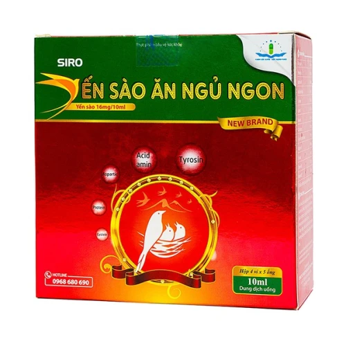 Siro Yến Sào Ăn Ngủ Ngon Happy Healthy Ống 10Ml