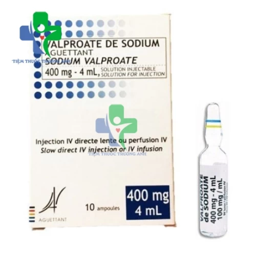 Sodium Valproate Aguettant 400mg/4ml - Thuốc điều trị động kinh hiệu quả 