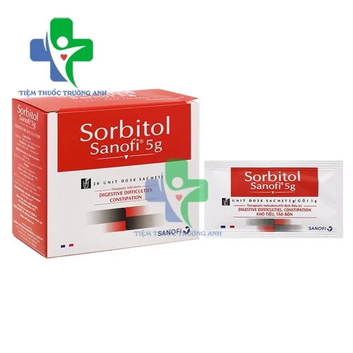 Sorbitol Sanofi Delalande - Thuốc điều trị táo bón, khó tiêu của Pháp