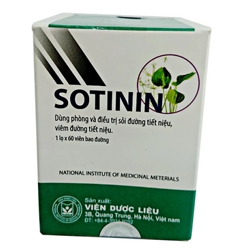 Sotinin - Thuốc phòng và điều trị sỏi tiết niệu hiệu quả 