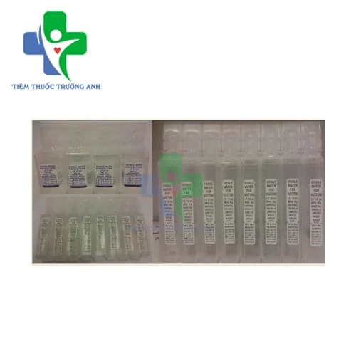 Sterilised water for injection BP 5ml Amanta - Dung môi pha tiêm