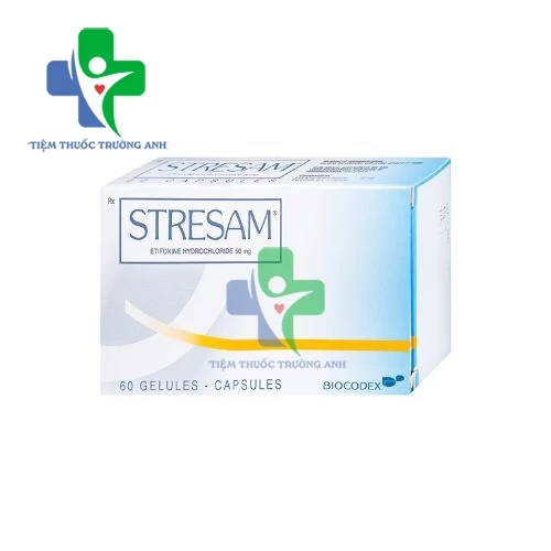 Thuốc Stresam (Hộp 4 vỉ x 15 viên nang) giảm lo âu căng thẳng