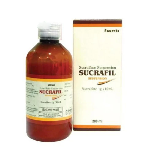 Sucrafil Suspension - Điều trị loét dạ dày, tá tràng hiệu quả của Ấn Độ