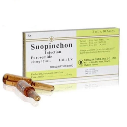 Suopinchol Inj.20mg/2ml - Thuốc lợi tiểu hiệu quả