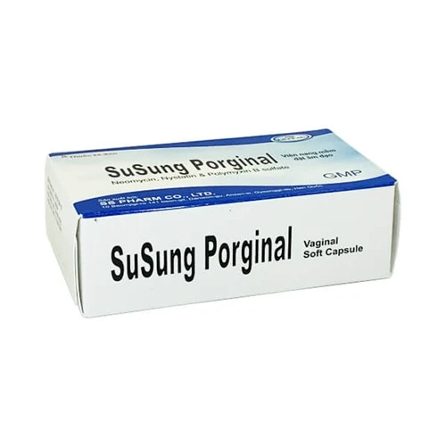 Susung Porginal - Viên đặt giúp trị nấm âm đạo hiệu quả 