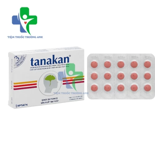 Tanakan 40mg - Thuốc điều trị rối loạn nhận thức ở người lớn tuổi