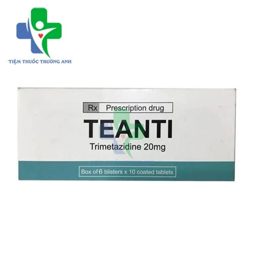 Teanti 20mg Bluepharma - Làm giảm triệu chứng đau thắt ngực ổn định