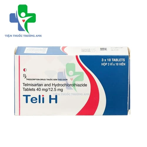 Teli H Cadila - Thuốc điều trị tăng huyết áp vô căn ở người lớn