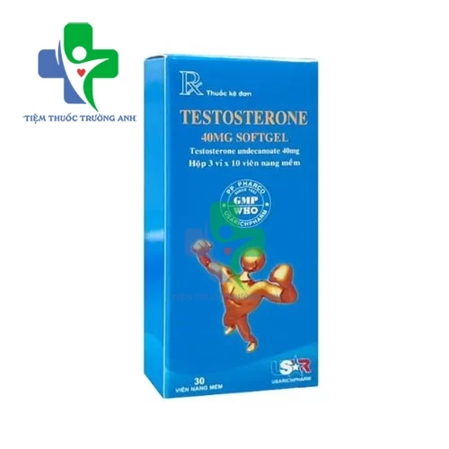 Testosterone 40mg Softgel - Thuốc bổ sung hormone testosterone