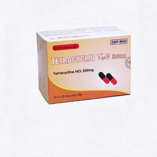 Tetracyclin 500mg TW3 - Thuốc kháng sinh 