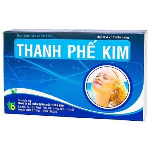 Viên Uống Bổ Phế, Giảm Ho Thanh Phế Kim 30 Viên