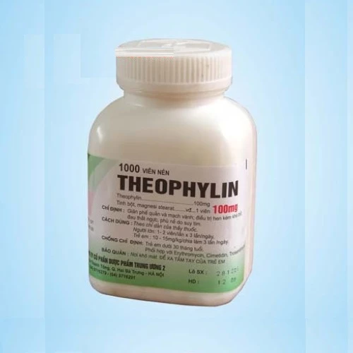 Theophylin 100mg - Thuốc điều trị viêm phế quản hiệu quả 