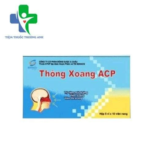 Thông xoang ACP Medisun - Điều trị viêm mũi dị ứng, viêm xoang