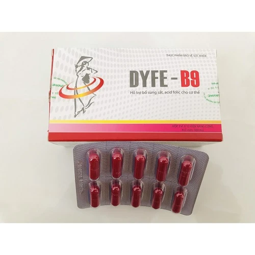 DYFE-B9 - Hỗ trợ bổ sung sắt, Acid folic hiệu quả cho cơ thể