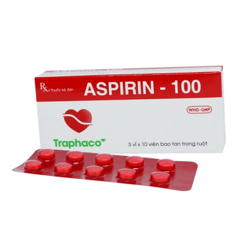 Thuốc Aspirin - 100 của Traphaco điều trị bệnh tim mạch