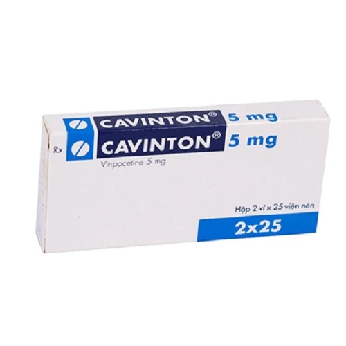 Thuốc Cavinton 5mg, Vinpocetine 5mg, Hộp 50 viên