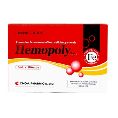 Thuốc Hemopoly (Ấn độ) điều trị thiếu sắt
