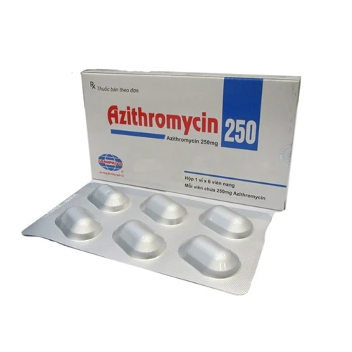 Azithromycin 250 - Thuốc điều trị nhiễm khuẩn của Armephaco