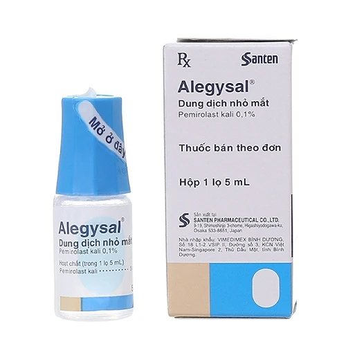 Alegysal - Thuốc nhỏ mắt điều trị viêm kết mạc dị ứng hiệu quả của Santen