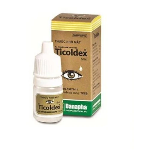 Thuốc nhỏ mắt Ticoldex 5ml