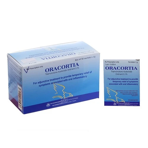 Thuốc Oracortia (Hộp 24 túi nhôm x 1g)