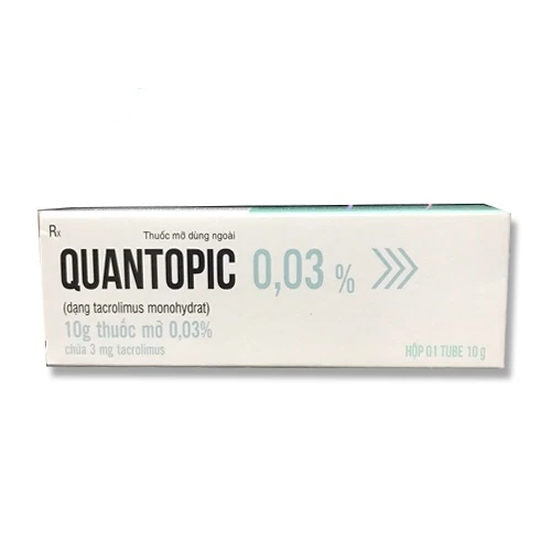Thuốc Quantopic 0.03% - Điều trị tràm thể tạng hiệu quả 