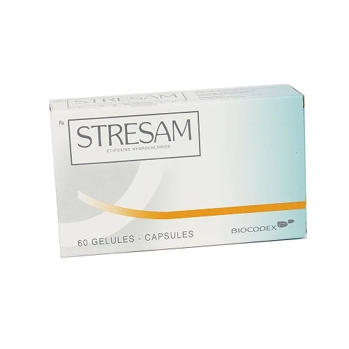 Thuốc Stresam (Hộp 4 vỉ x 15 viên nang) giảm lo âu căng thẳng